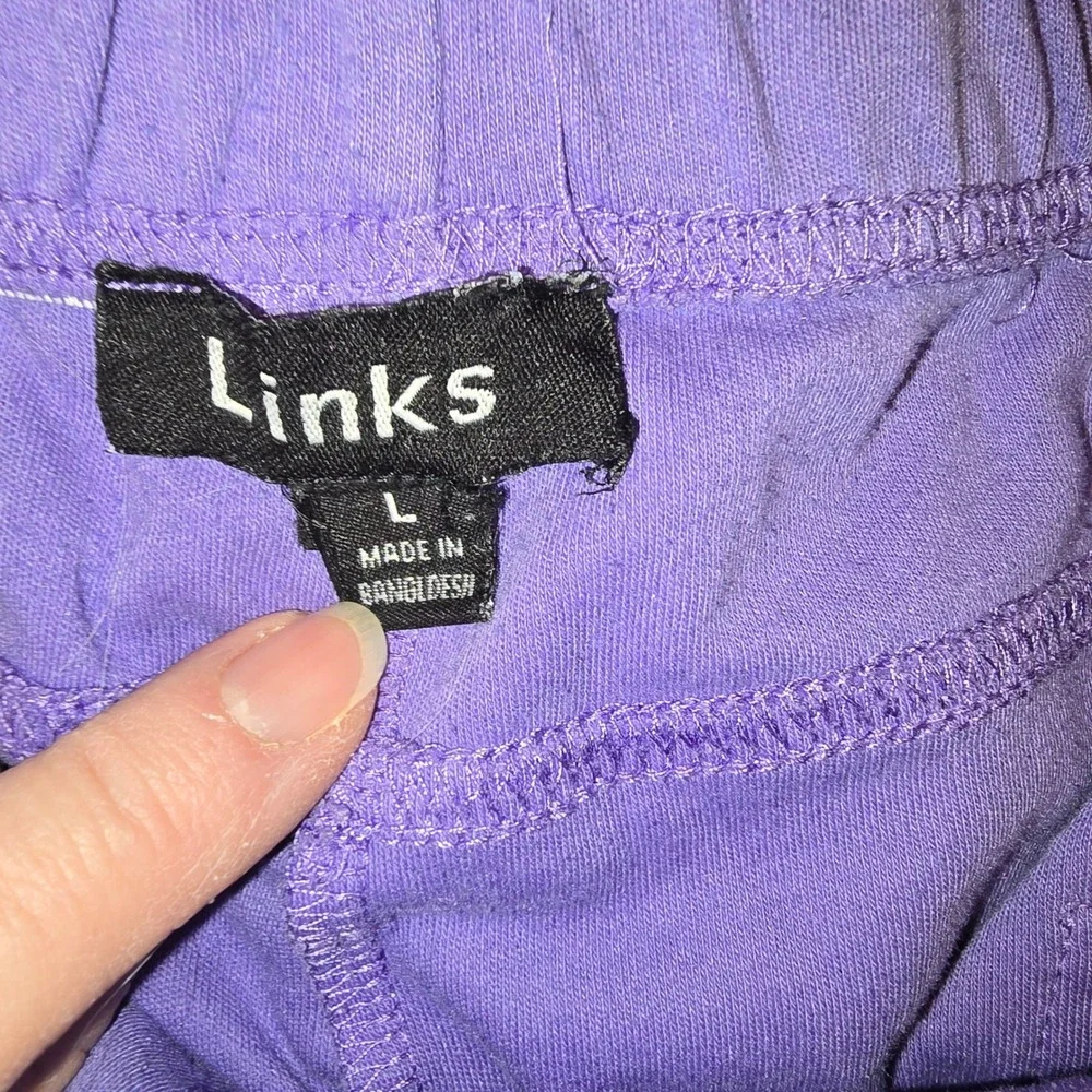 Lot of 5 Womens Shorts Large Comfrt Links Athletic Lounge Cargo Purple Blue Gray